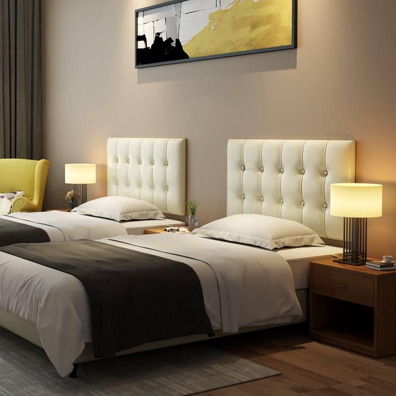 定制实木靠背床头板1.5米1.2m专用酒店宾馆酒店单间