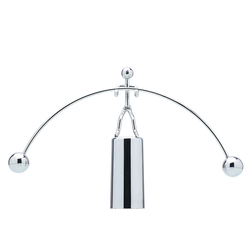 牛顿摆物理球永动仪机磁悬浮混沌摆件不倒翁小铁人创意家居装饰品