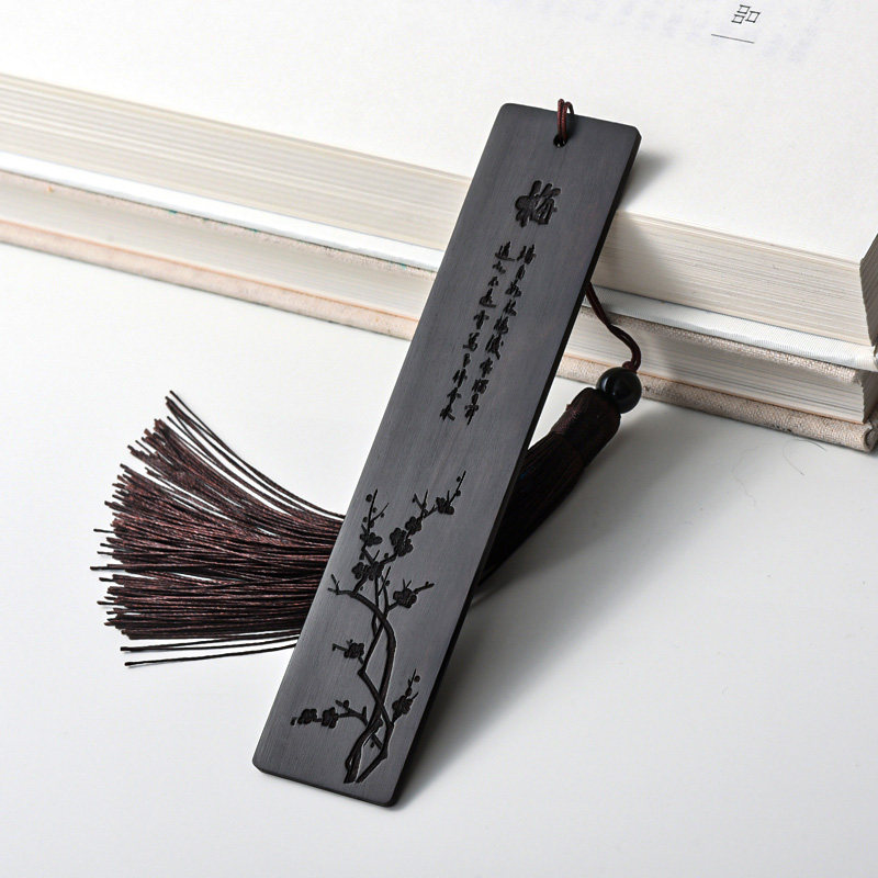 精美定制礼品毕业大学文创竹木男生国风中国书签