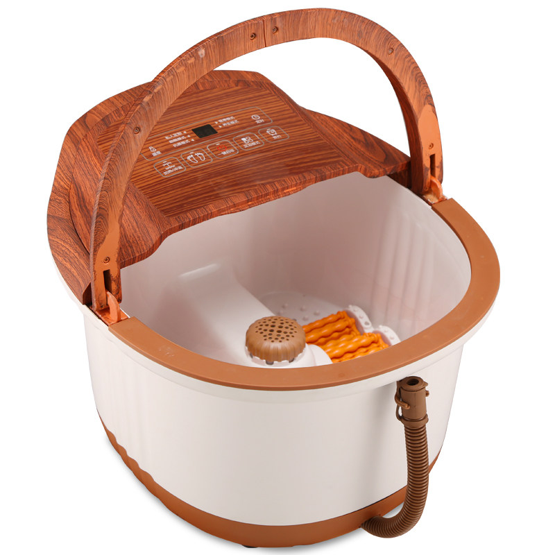 兄弟足浴盆6856全自动按摩加热足浴器电动洗脚盆深桶泡脚盆足疗桶