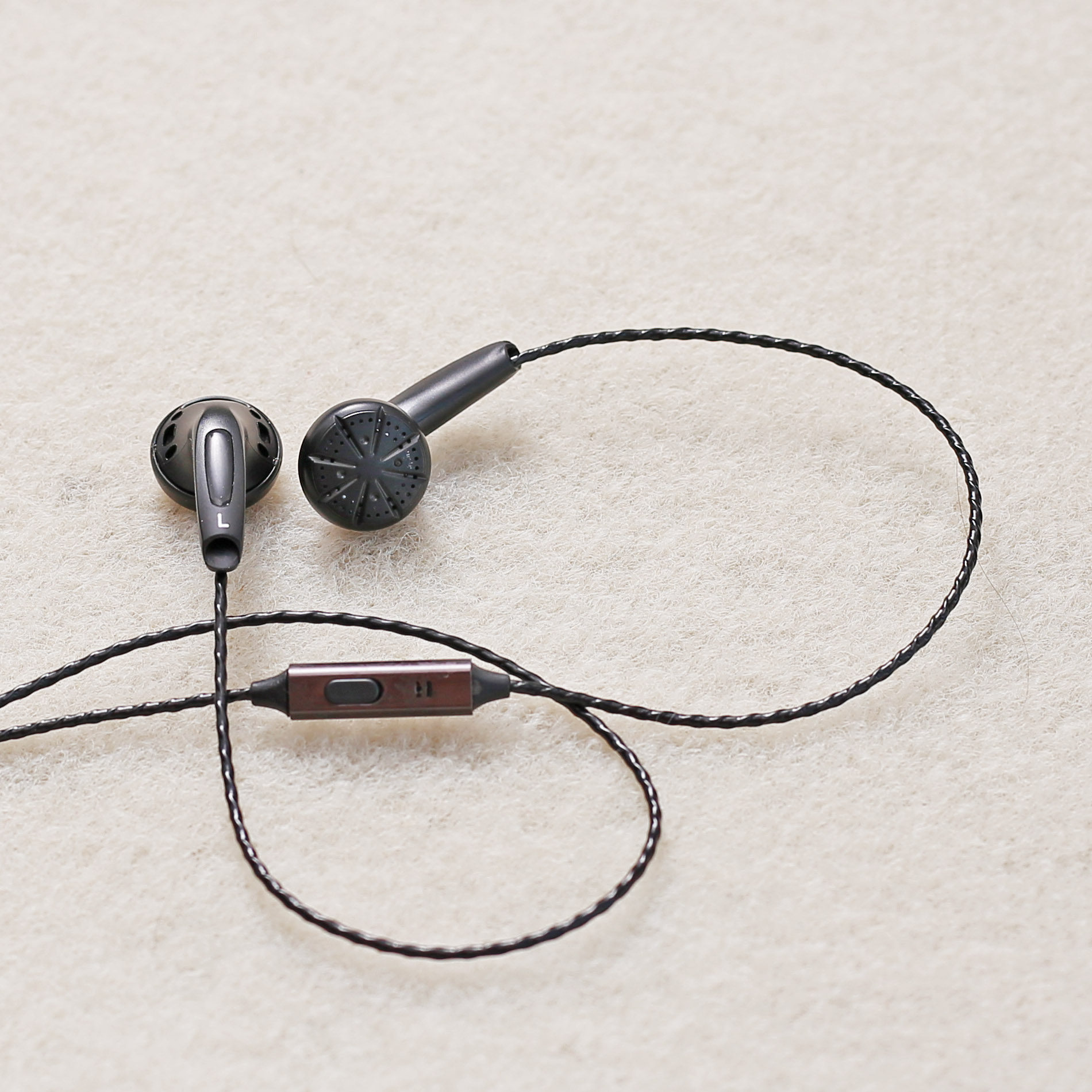 定制diy带麦线控耳塞关河耳机黑色mx500低音耳机