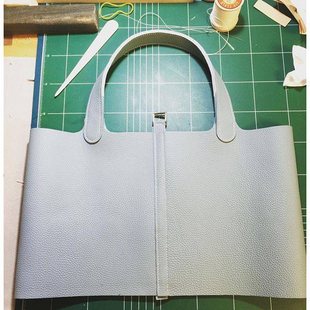 手工皮具图纸 手工皮包图纸 mini手工皮具 h家水桶包版型纸样