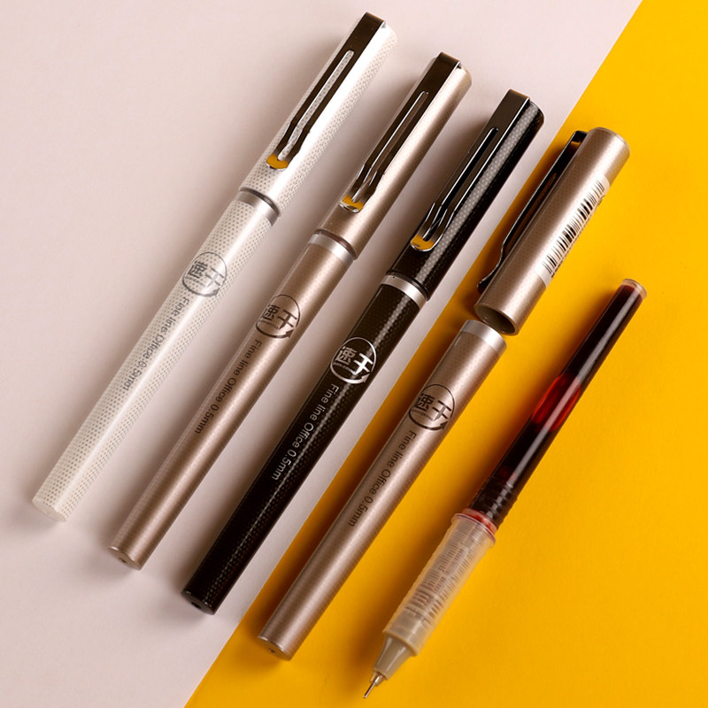 晨光57501走珠笔笔芯红色大容量替芯可换针管签字笔中性笔