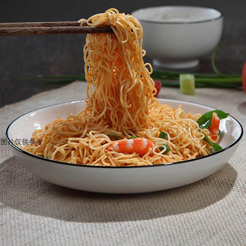 广东东竹升面新款散装8斤68个大碗港式炒面面条