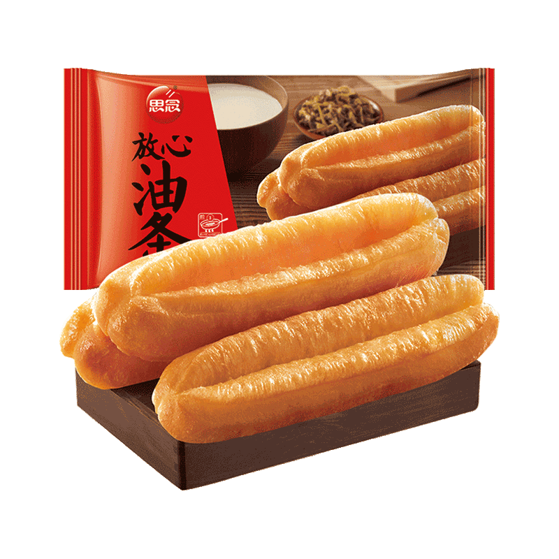 思念450g香脆油条10根*4袋家庭早餐点心40根酒店早餐店冷冻速食