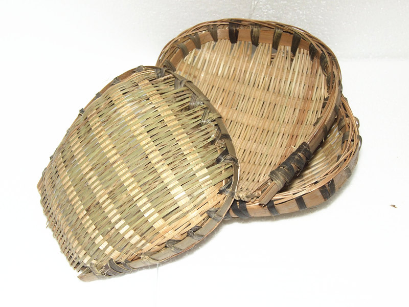 手工四川省竹筲簸箕竹编竹制品手工艺迷你小筲箕装竹编