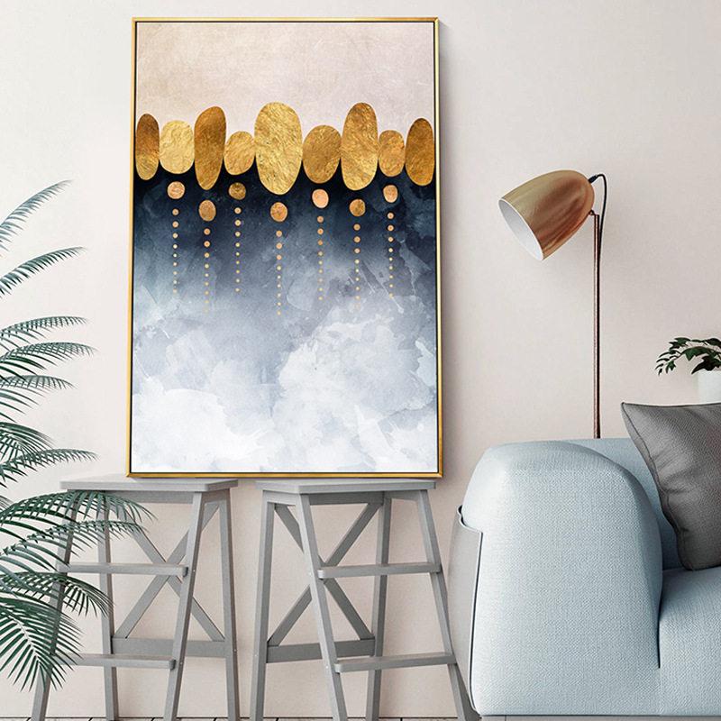 酒店挂画玄关竖版装饰画墙画客厅壁画简约现代现代装饰画