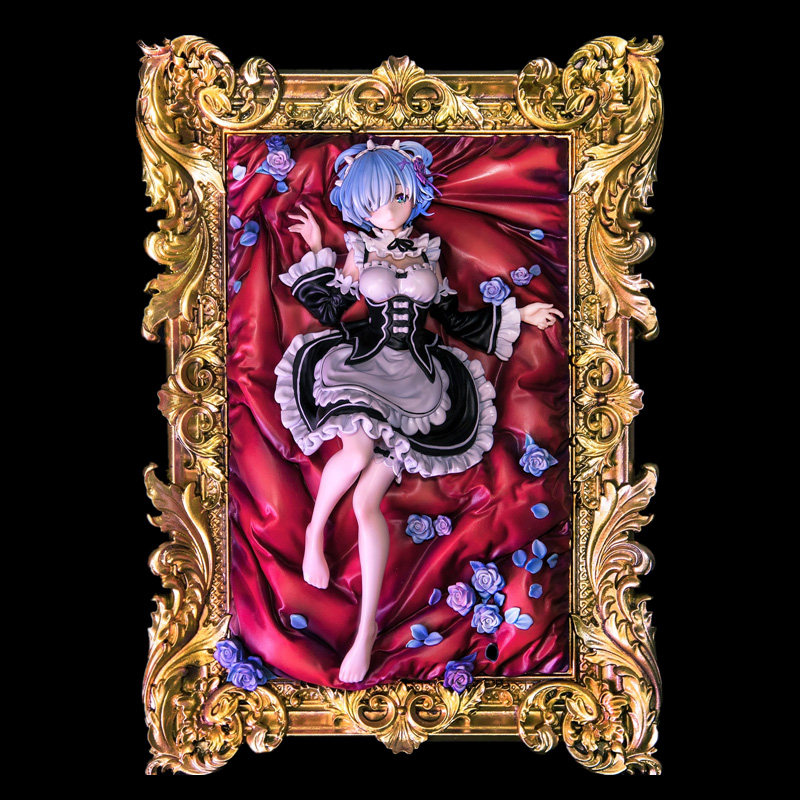 零开始世界生活gk引力lemon蕾姆雷姆立体相框手办