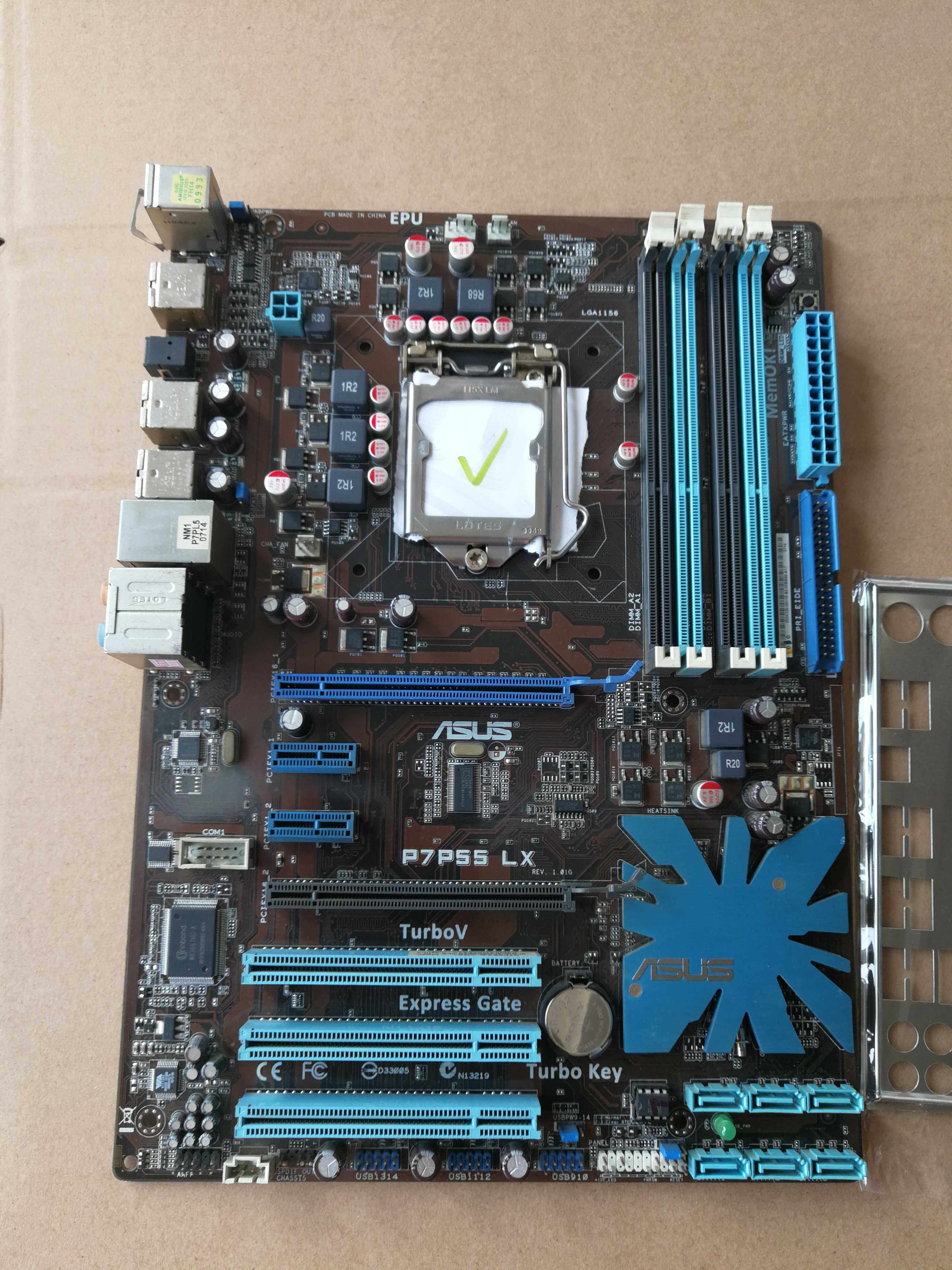 甩卖华硕p7p55lxh55prodeluxe主板1156针支持主板