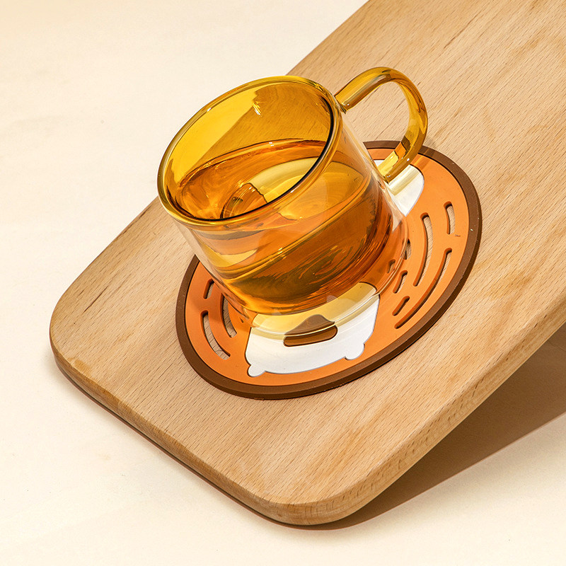 隔热杯垫ins风可爱卡通水杯垫茶杯垫防滑创意防烫耐热家用餐桌垫