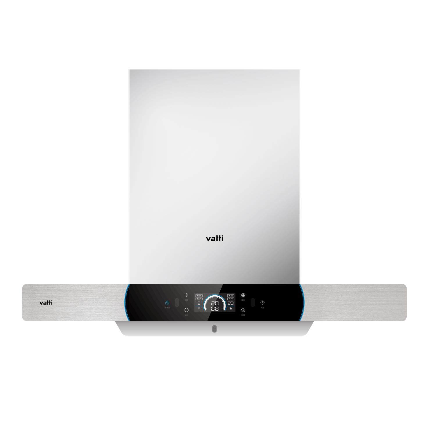 华帝吸油烟机i11124顶吸抽烟机厨房用家用强力过滤烟机大吸力