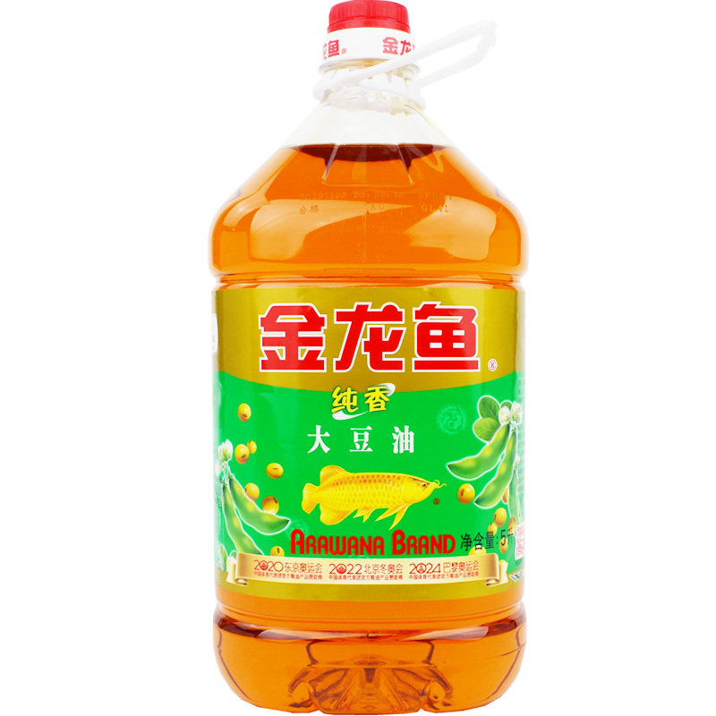 金龙鱼纯香豆油5l传统工艺食用油炒菜大豆油