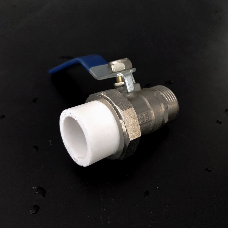 6分25ppr水管管件配件4分20ppr外牙活接球阀ppr管