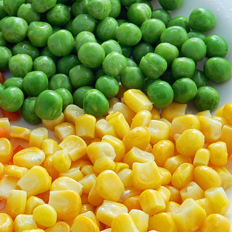银河速冻香甜青豆玉米粒新鲜蔬菜沙拉商用半成品速食菜