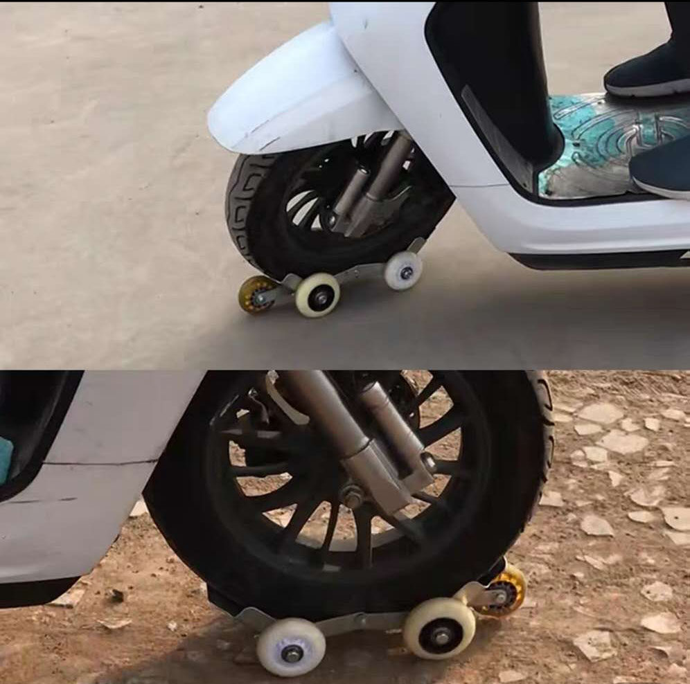 电动车摩托车三轮车爆胎自救神器瘪胎助推器可折叠蚂蚁其它工具