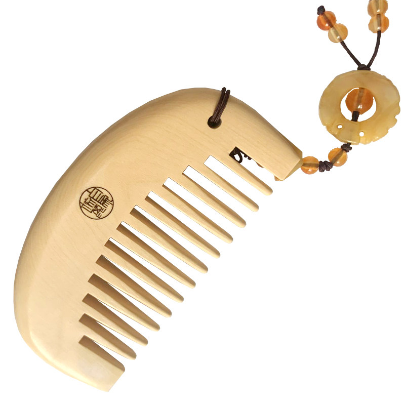 白象头颈梳可乳腺宽齿便携小号经络颈部按摩梳子