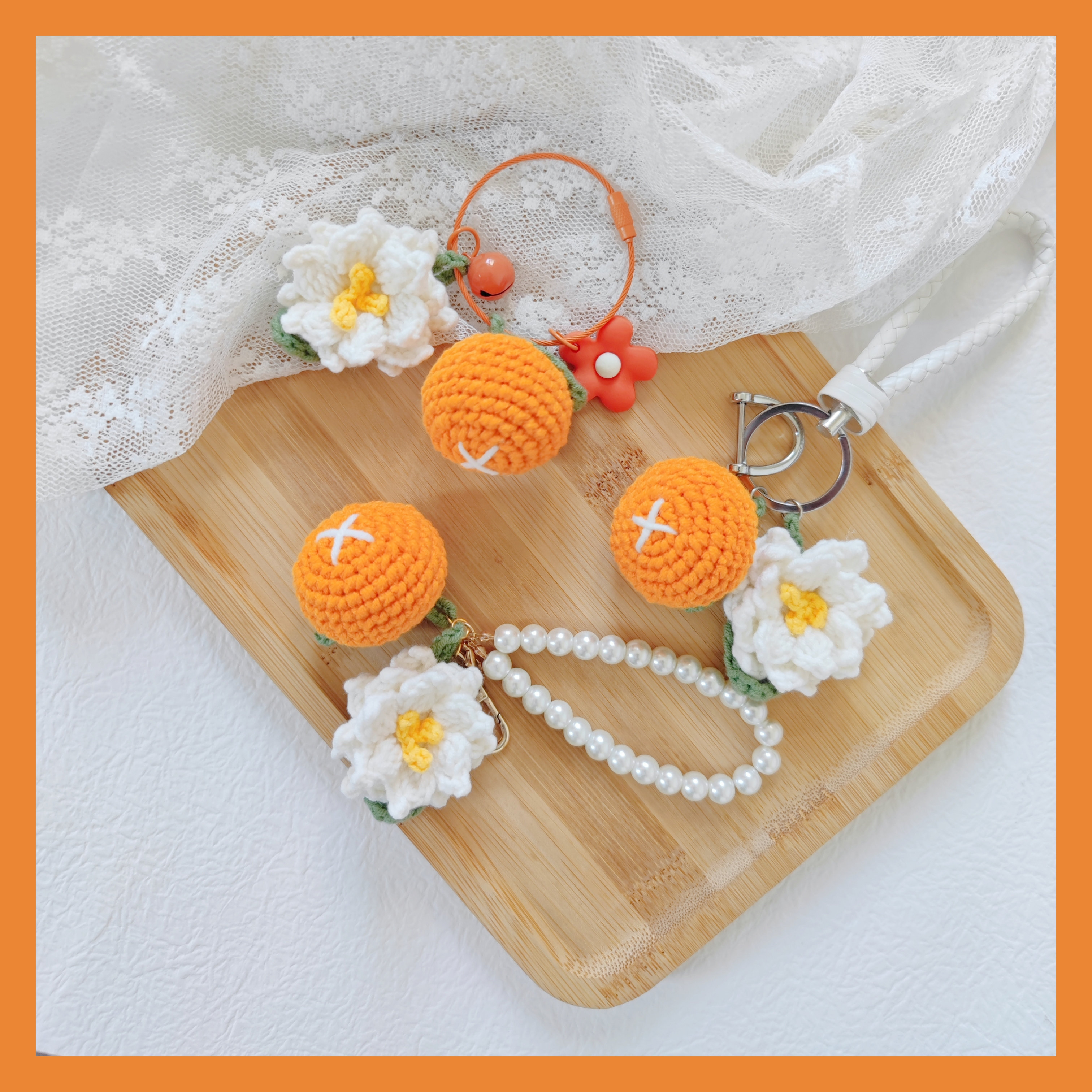 海蜇玩偶周边可爱毛线团子挂饰水母宝宝书包包挂件