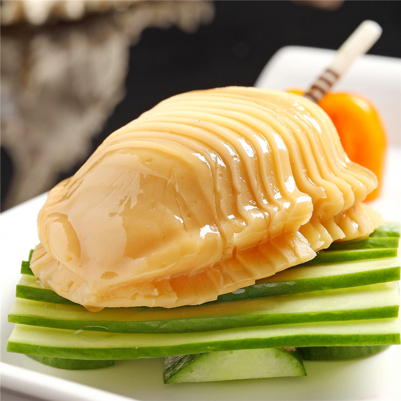 功德林素鲍鱼210g5包未切片冷菜宴席素菜素食佛家素鲍鱼片送料包