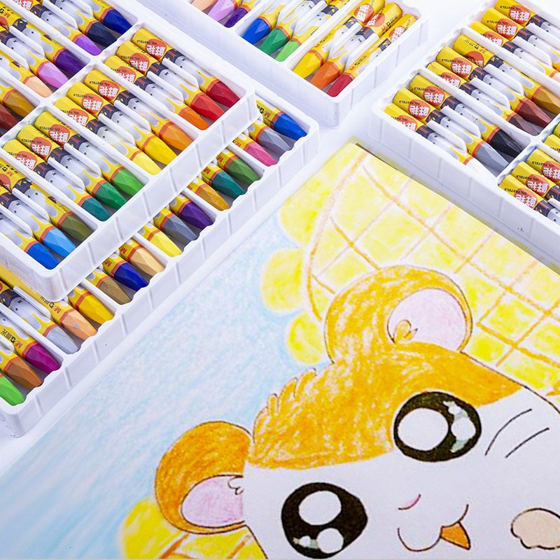 晨光蜡笔彩笔画画小孩幼儿园画笔绘图彩绘批发蜡笔