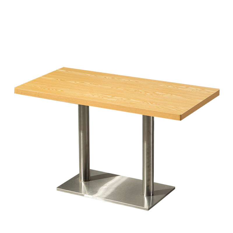 定制饭店餐厅面馆桌子简约家用食堂咖啡餐厅奶茶甜品店快餐桌组合