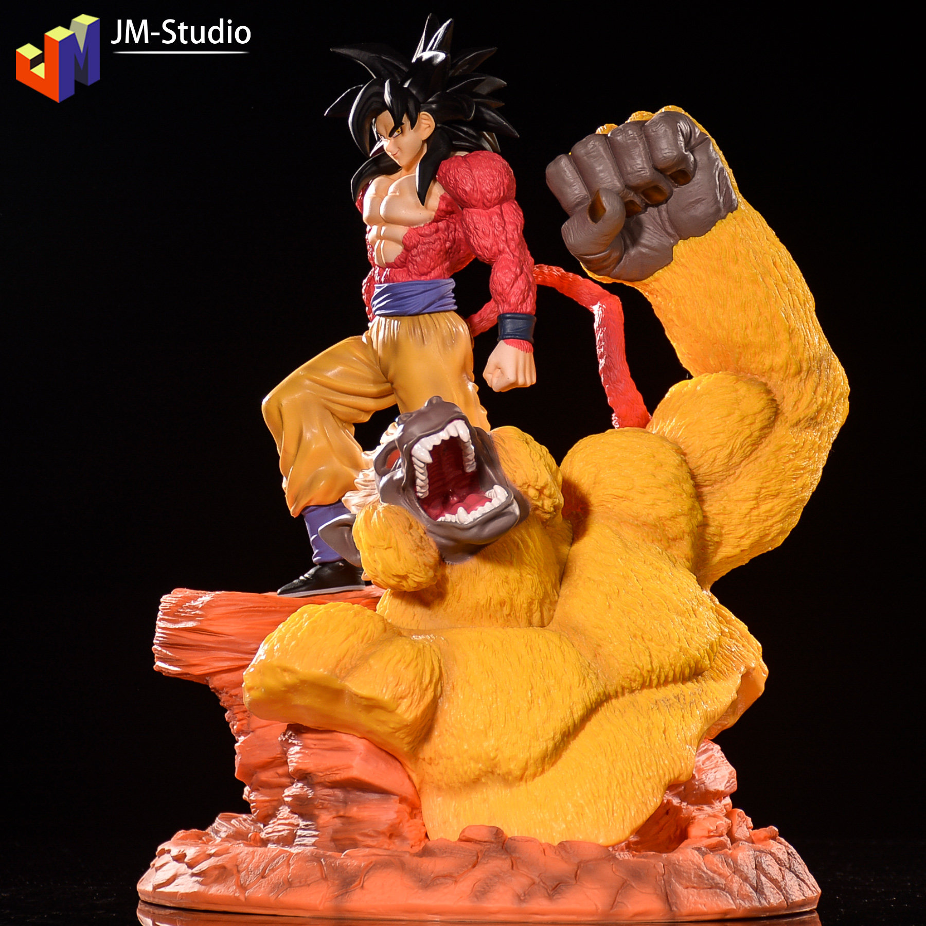 七龙珠gk超级赛亚人黄金大猿猴大猩猩悟空手办手办