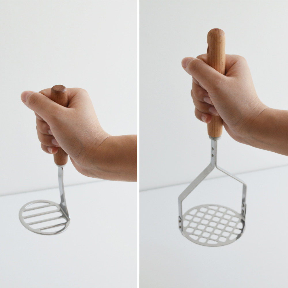 土豆泥压泥器手动捣泥工具牛油不锈钢压泥器紫剥蒜器