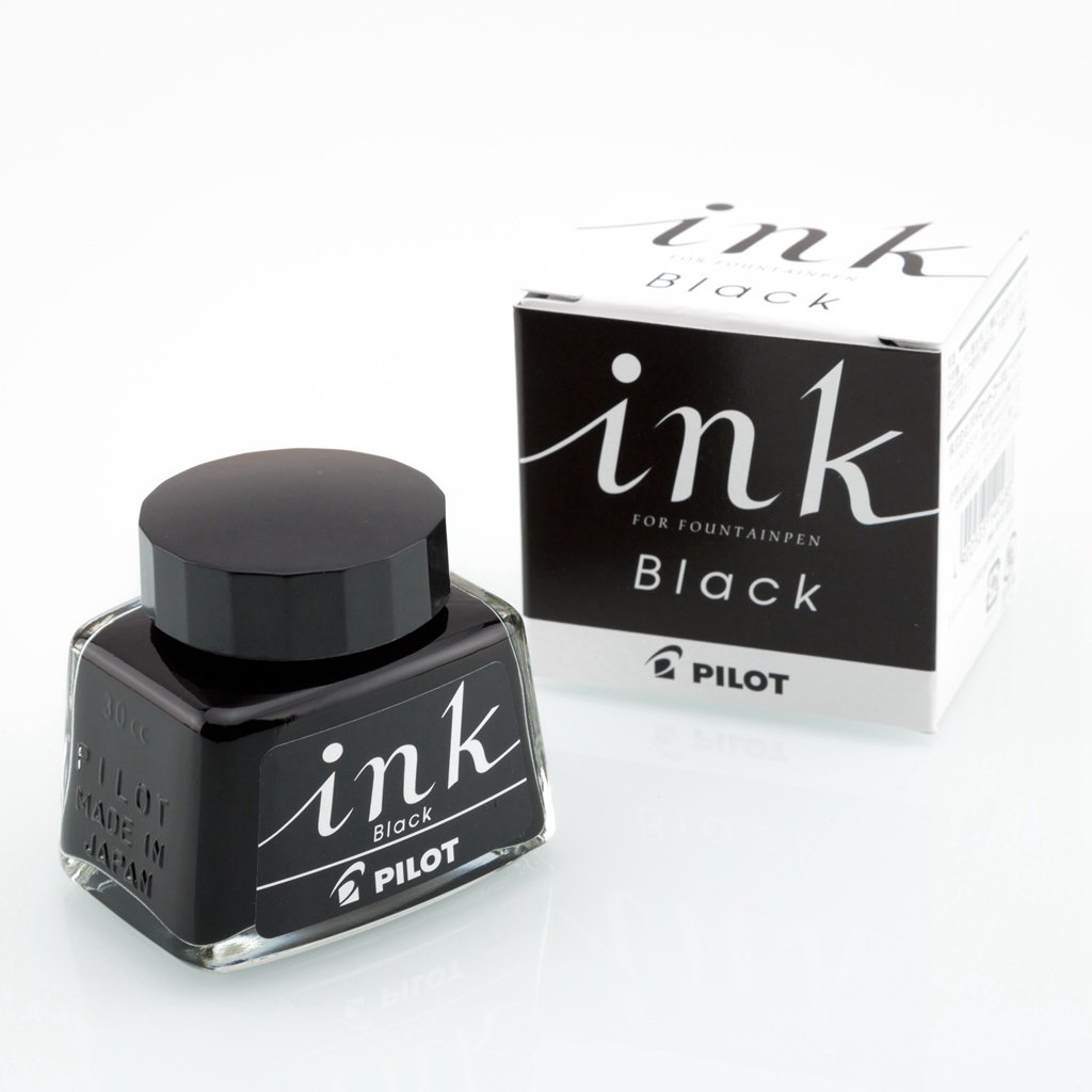 剁手日本百乐pilotink-30腐蚀染料墨水不堵笔碳素笔用墨水