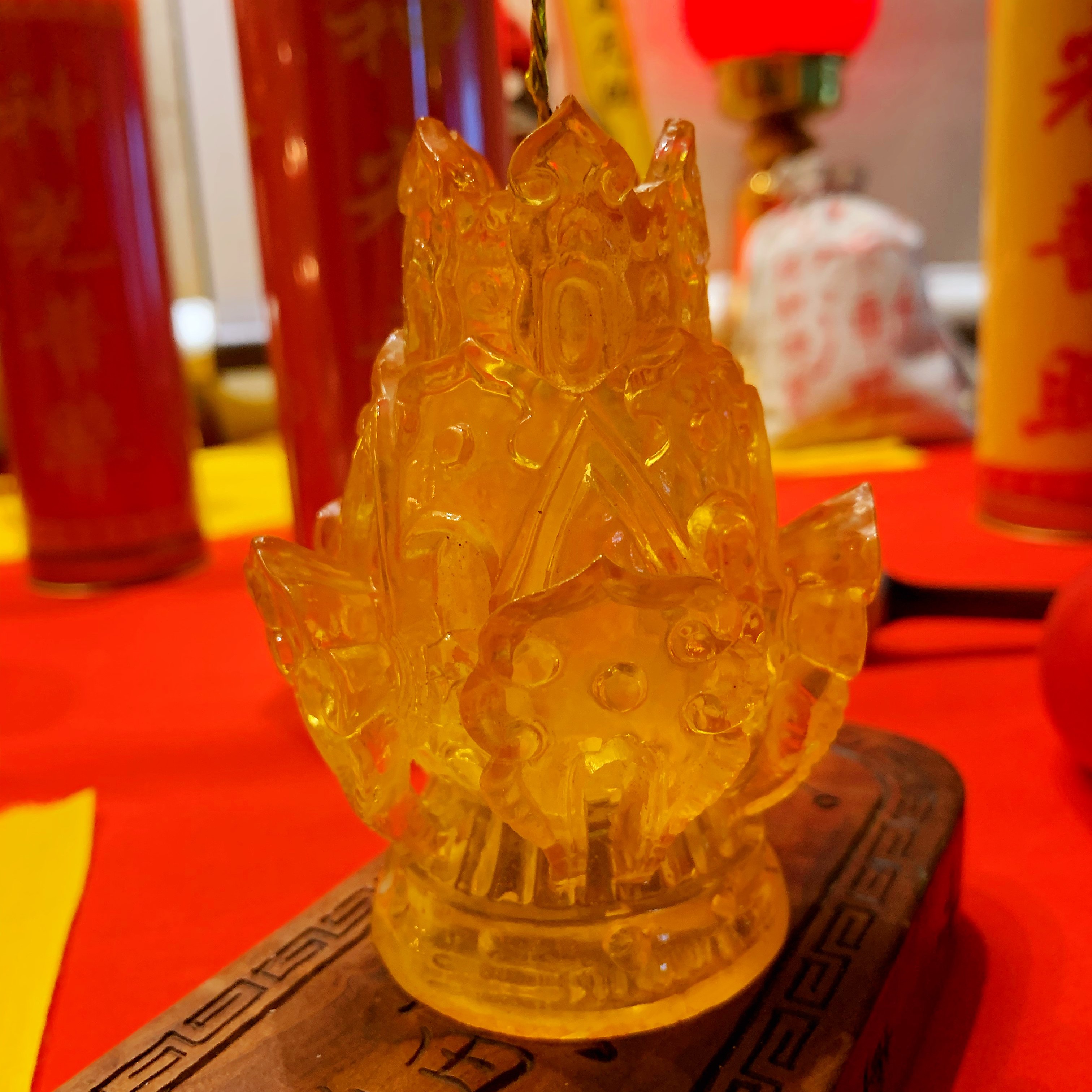 包邮道教道家仿琉璃火焰三清莲花冠法器供品道士帽子道袍法衣用品