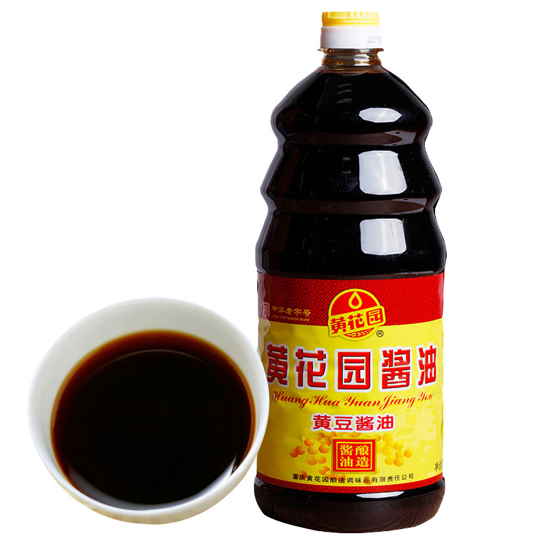 酱油重庆黄花园花园酿造黄豆生抽炒菜1500m调味品酱油