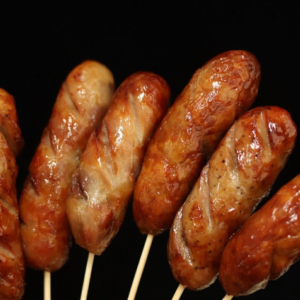 记忆台北士林纯肉烤肠原味麻辣黑胡椒火腿香肠香肠