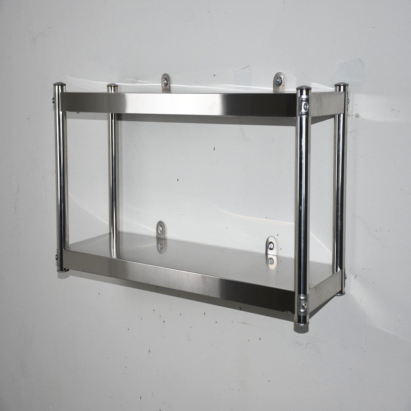 厨房置物架调味不锈钢吊架家用挂架墙架微波炉墙面厨房置物架