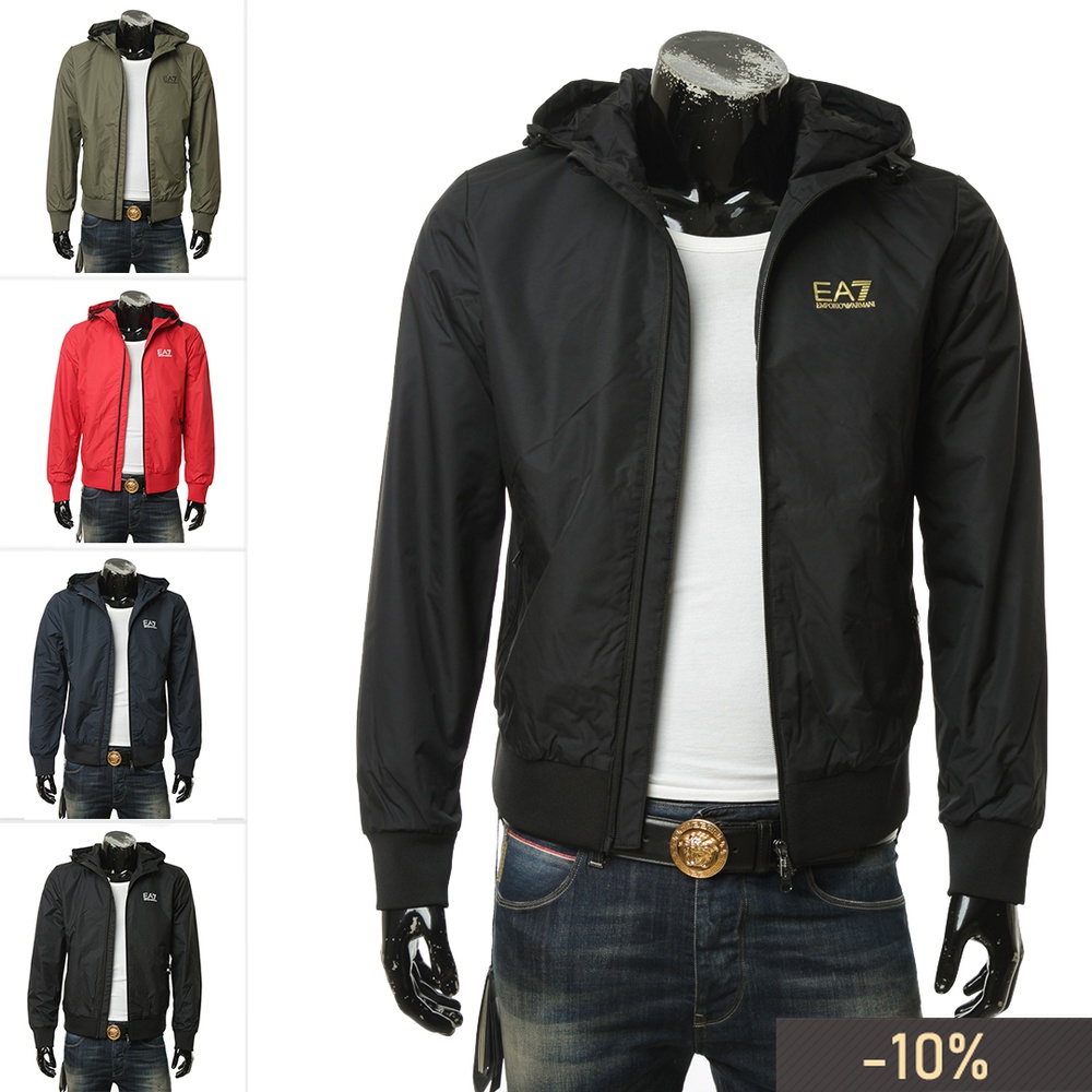 Emporio Armani EA7 阿玛尼 男加绒毛里保暖夹克 6HPB02 PN27Z