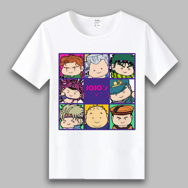 短袖jojo奇妙冒险周边衣服卡通动漫二次元学生t恤