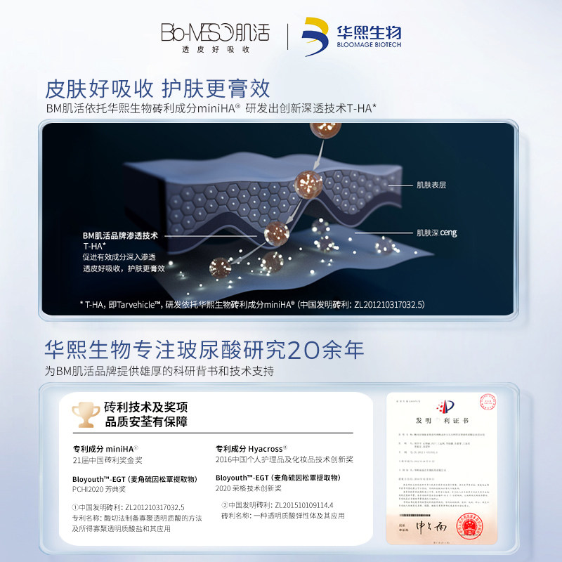 华熙生物bm肌活糙米水乳精华华控油皮保湿化妆水