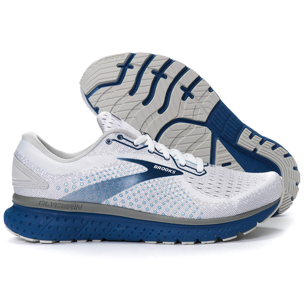 汉克体育 brooks布鲁克斯 glycerin 18 甘油18男避震跑鞋