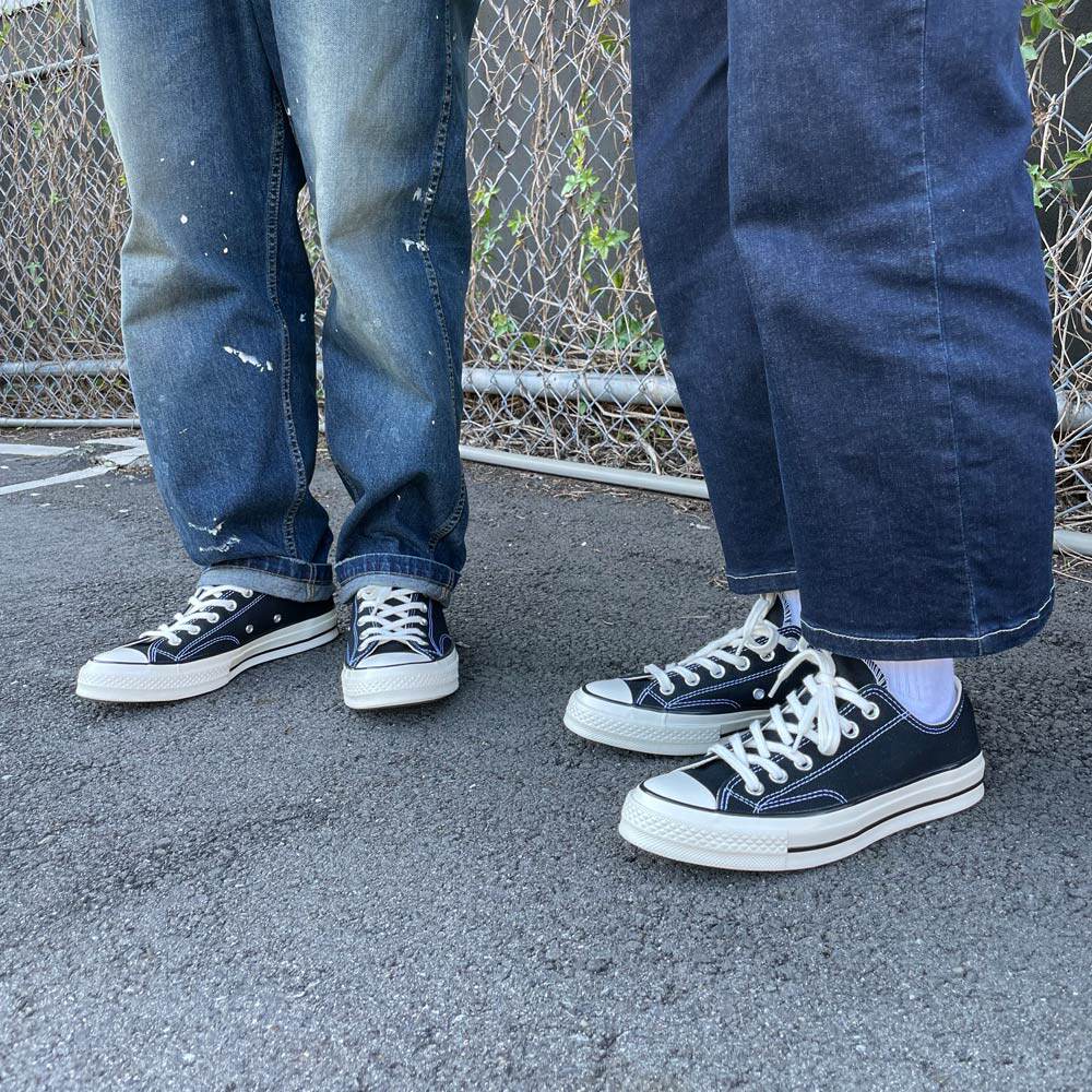 converse匡威1970s街头经典男女低帮黑色帆布布鞋帆布鞋