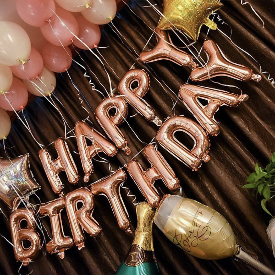 加厚珠光气球玫瑰金ins网红气球生日派对装饰结婚气球布置酒吧ktv