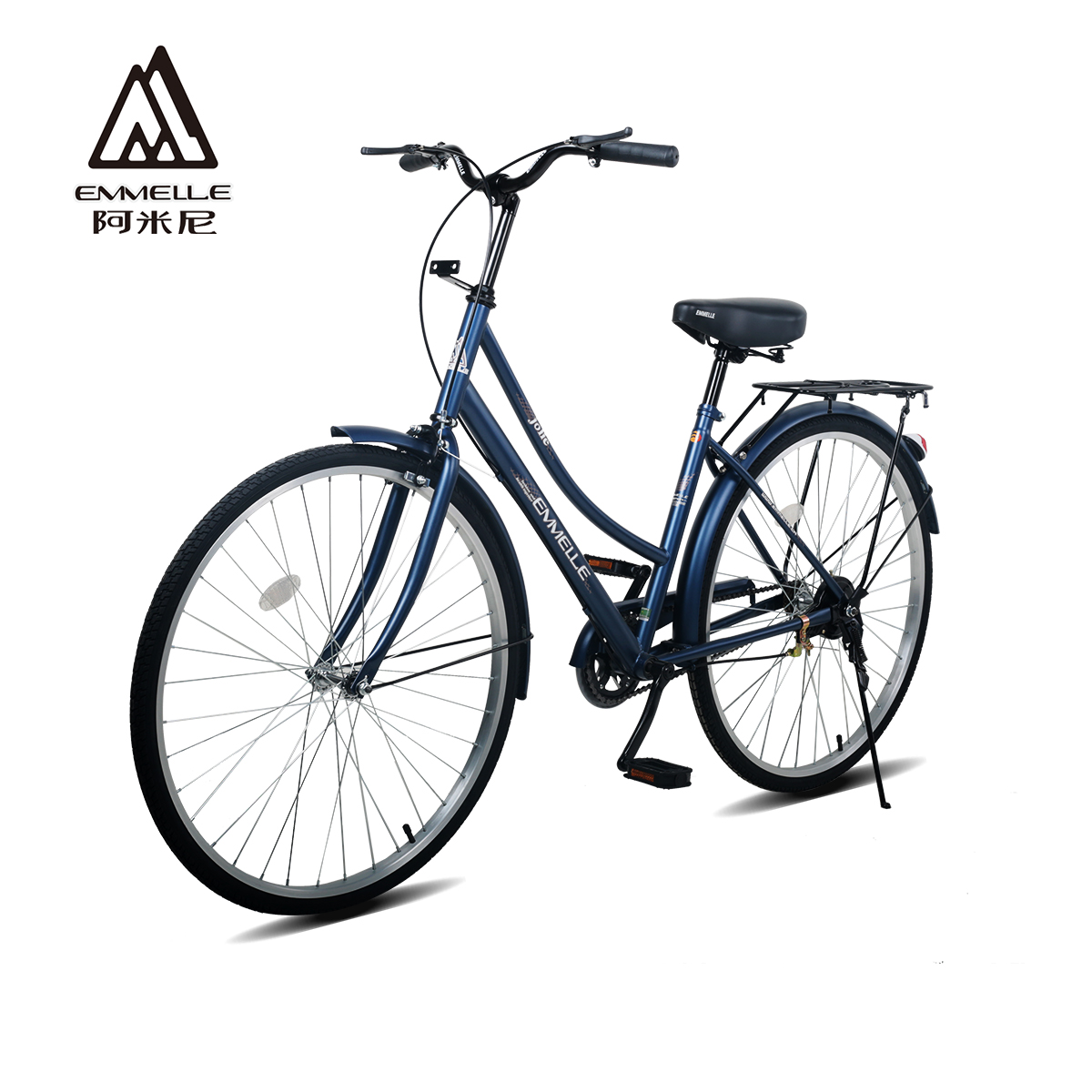 阿米尼自行车男女式学生成人26寸复古休闲通勤轻便淑女普通城市