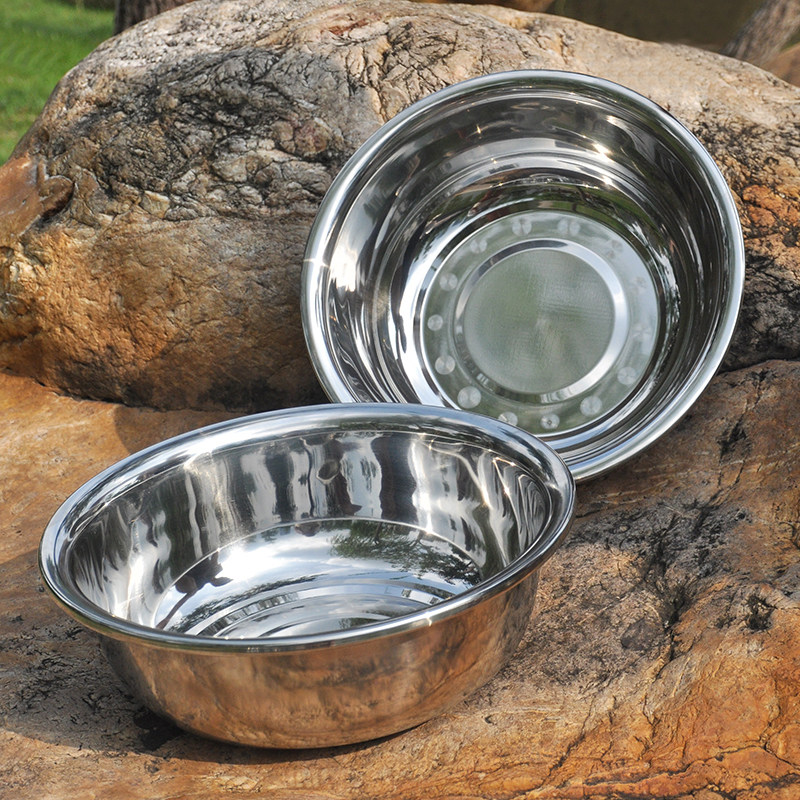 不锈钢洗菜菜盆食品品级大盆面盆超厚蔬果宝宝盆