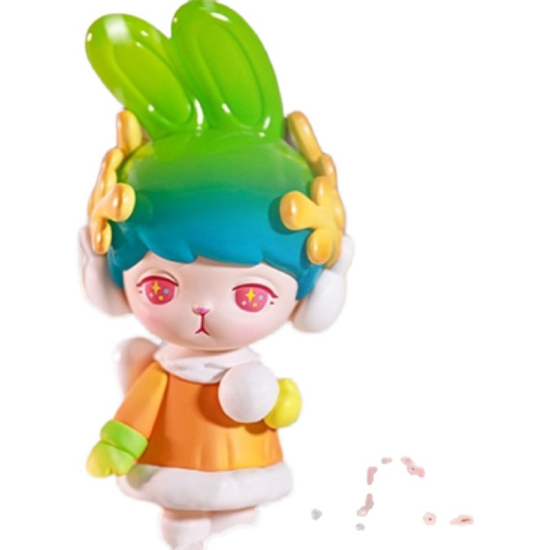 bunny冬季系列盲盒泡泡玛特新年冬袄木桶奶油胶手潮玩盲盒