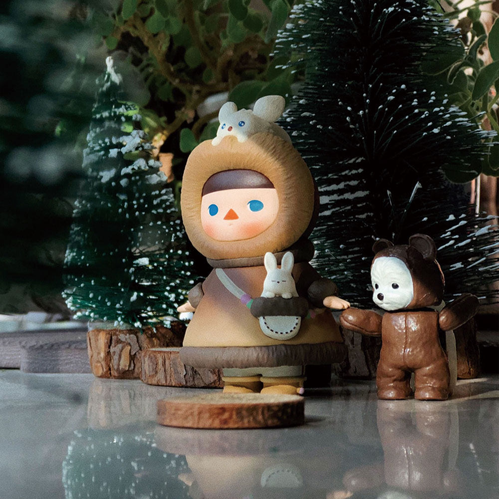 绝版现货毕奇冬日宝宝系列确认popmart泡泡玛特圣诞潮玩盲盒