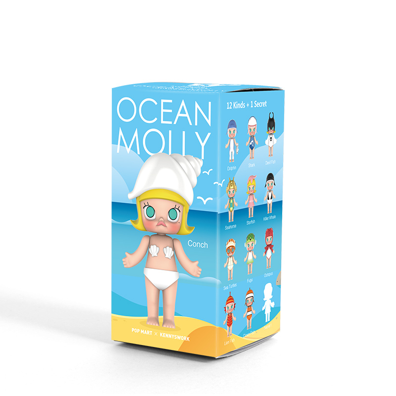 molly娃娃海洋系列隐藏手办海女动漫公仔泡泡玛特手办茉莉盲盒