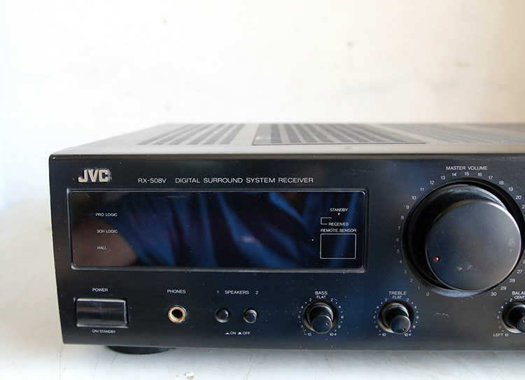 功放日本进口二手jvcrx-508v声道音质柔和细腻功放