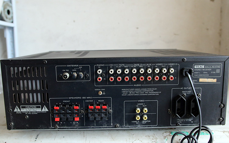 原装进口二手功放teac/第一音响 ag-v6200大功率5声道功放机