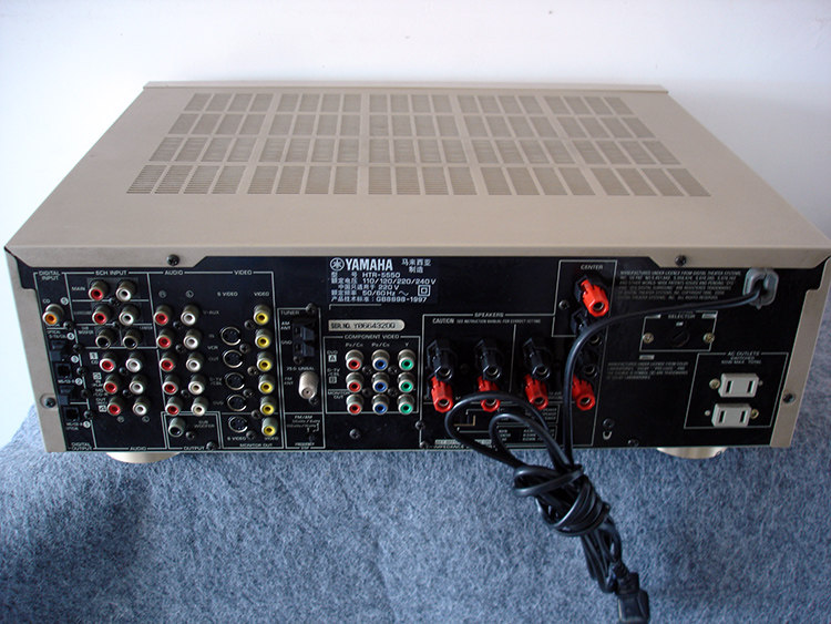 原装进口雅马哈htr5550光纤同轴dts声道功放功放