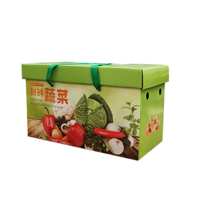 现货有机蔬菜礼品盒包装箱510斤西红柿土豆红薯玉米礼品盒