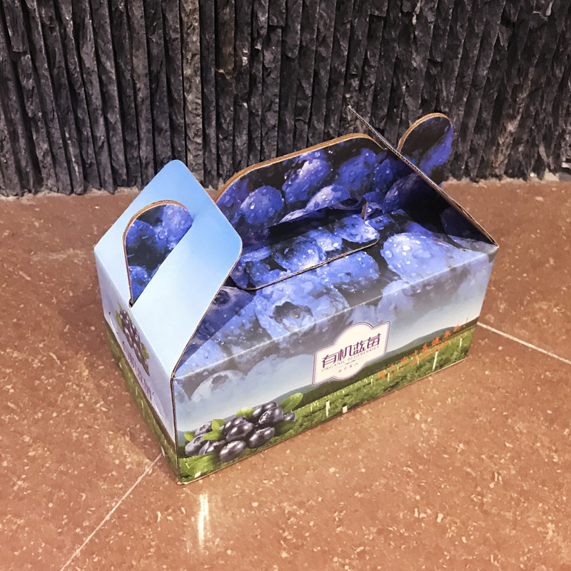 蓝莓包装盒新款礼盒礼品盒纸盒纸盒纸纸箱手提手提包礼品盒