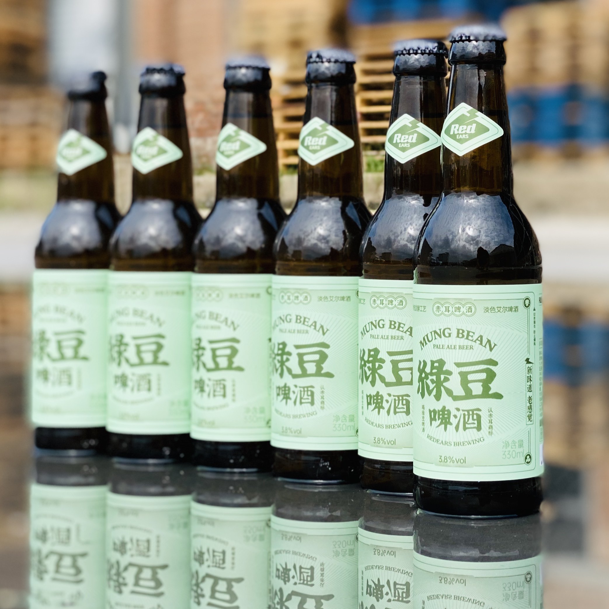 同学赤耳绿豆啤酒330ml6瓶国产精酿啤酒