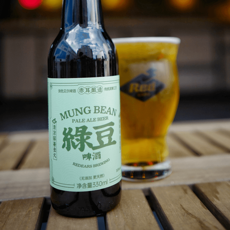 同学赤耳绿豆啤酒330ml6瓶国产精酿啤酒