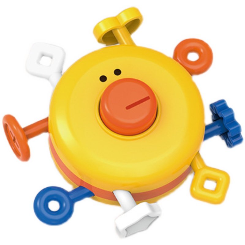 手指趣味婴儿推推乐螃蟹小黄鸭锻炼灵活推拉互动其它玩具